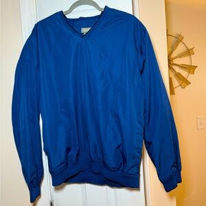 Izod Golf Men’s Blue Windbreaker Pullover Jacket- Size Medium